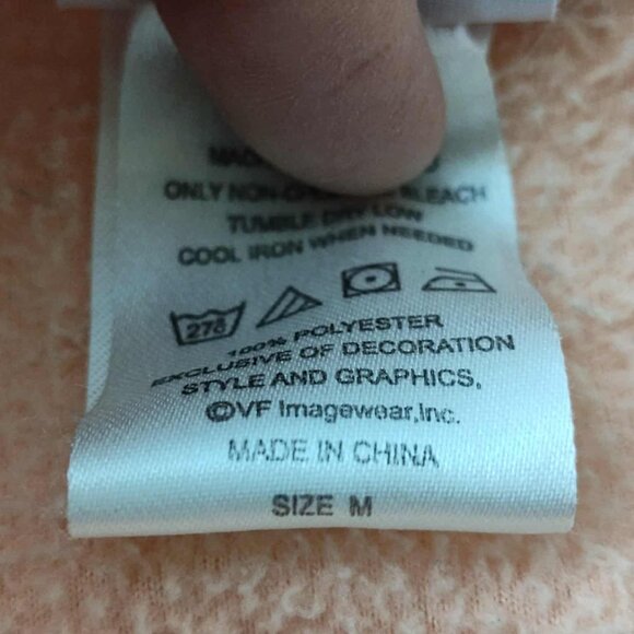 NFL for Her - Denver Bronco's - Women's Peach Fleece Pullover Top, Size Medium - Picture 14 of 15